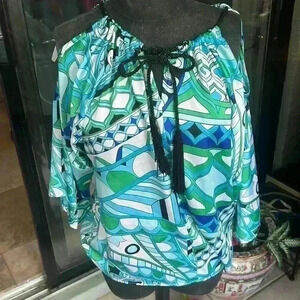 Chico’s colorful blouse in size 0 ( small)